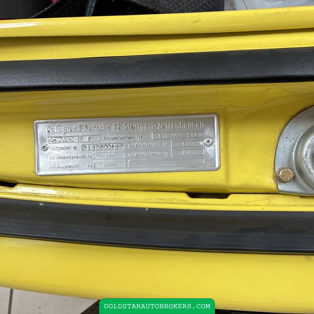 1973 Porsche 911 Carrera RS 2.7