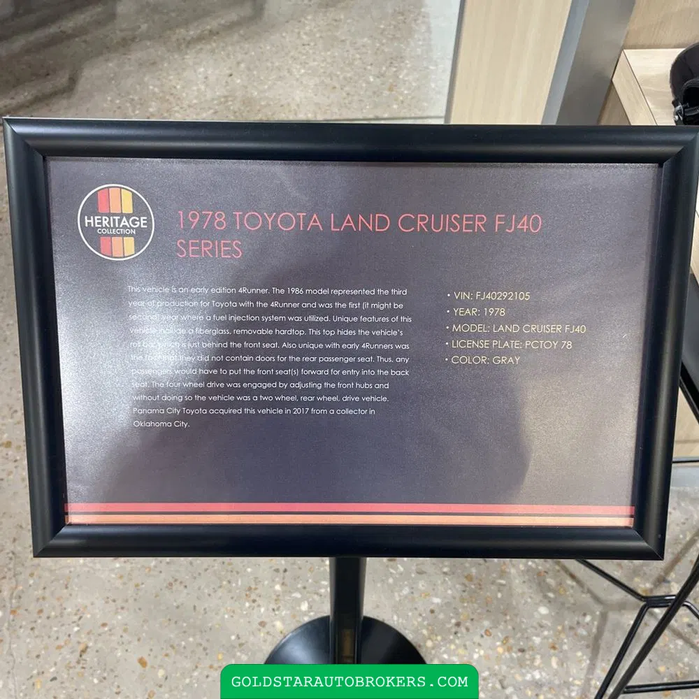 1978 Toyota Land Cruiser  FJ40