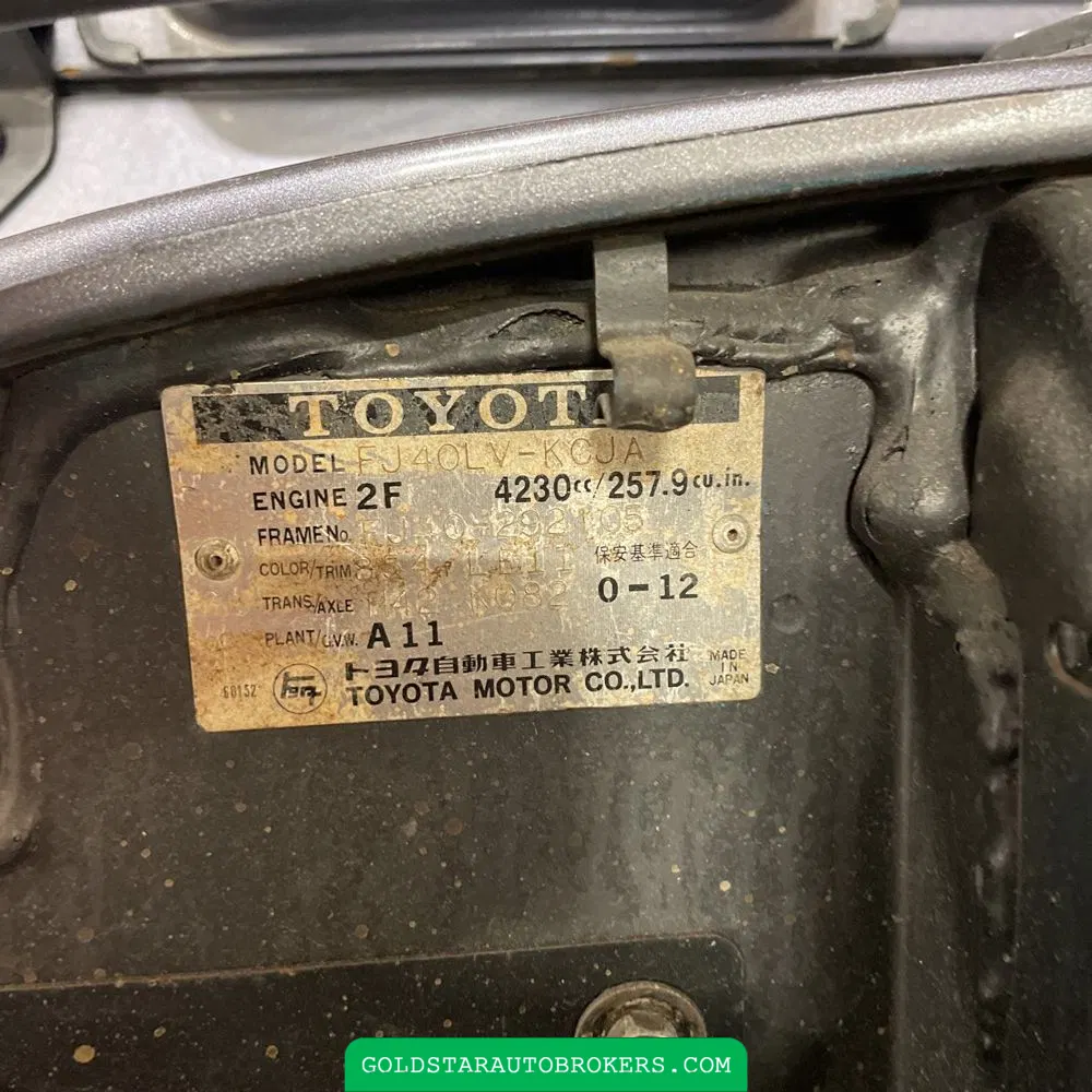 1978 Toyota Land Cruiser  FJ40