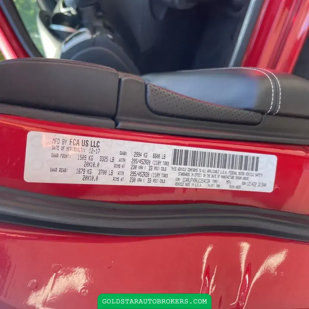 2018 Jeep Grand Cherokee Trackhawk