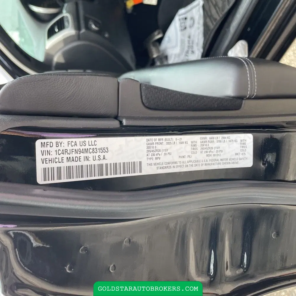 2021 Jeep Grand Cherokee Trackhawk
