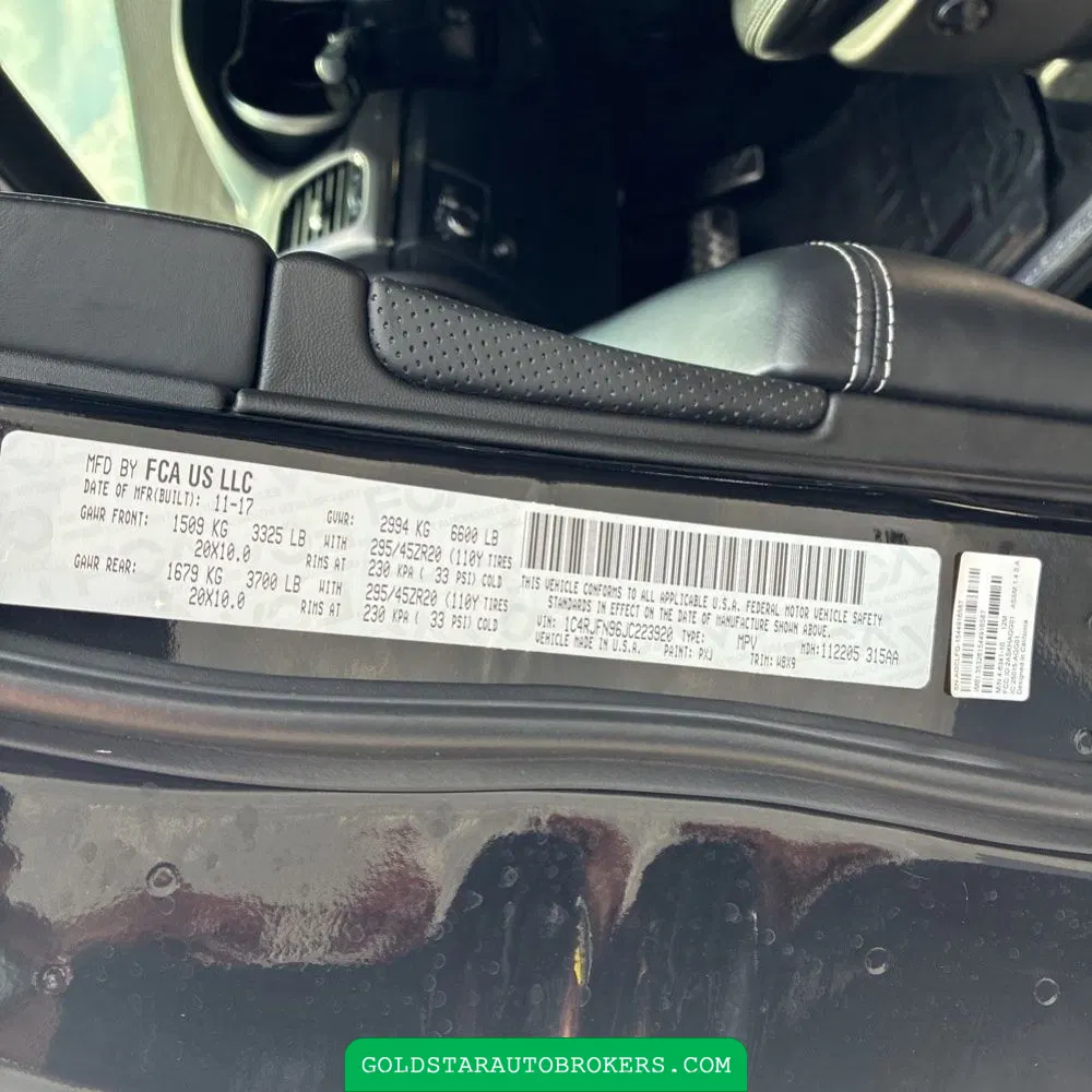 2018 Jeep Grand Cherokee Trackhawk