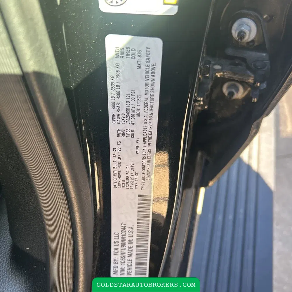 2022 Ram 1500 TRX