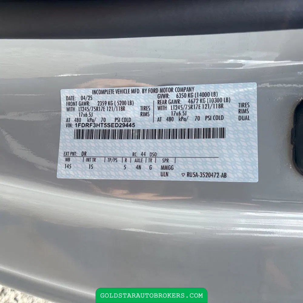 2025 Ford S/D C/C F350 XL