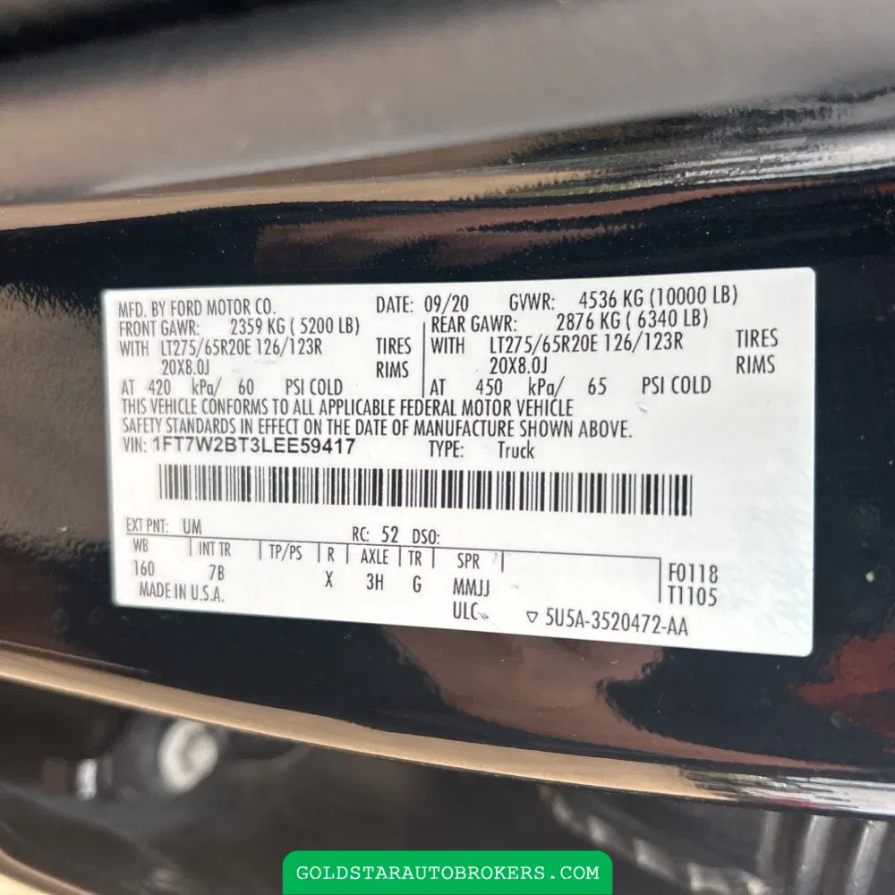 2020 Ford F-250 Super Duty Platinum