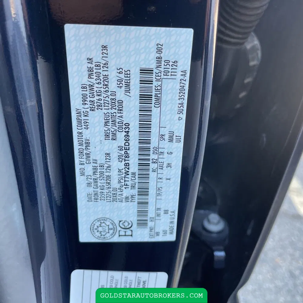2023 Ford F250 S/D Platinum