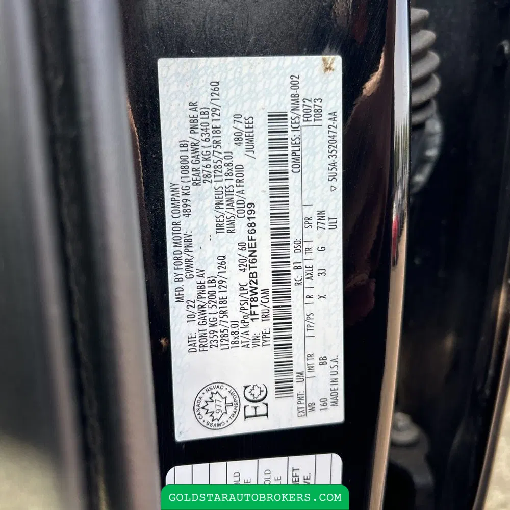 2022 Ford F250 S/D Platinum