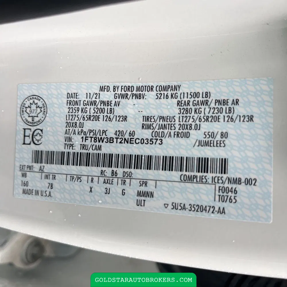 2022 Ford F350 S/D Platinum