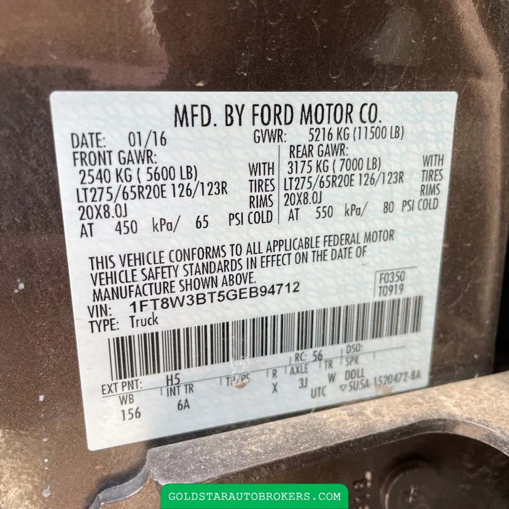 2016 Ford F-350 Super Duty Lariat