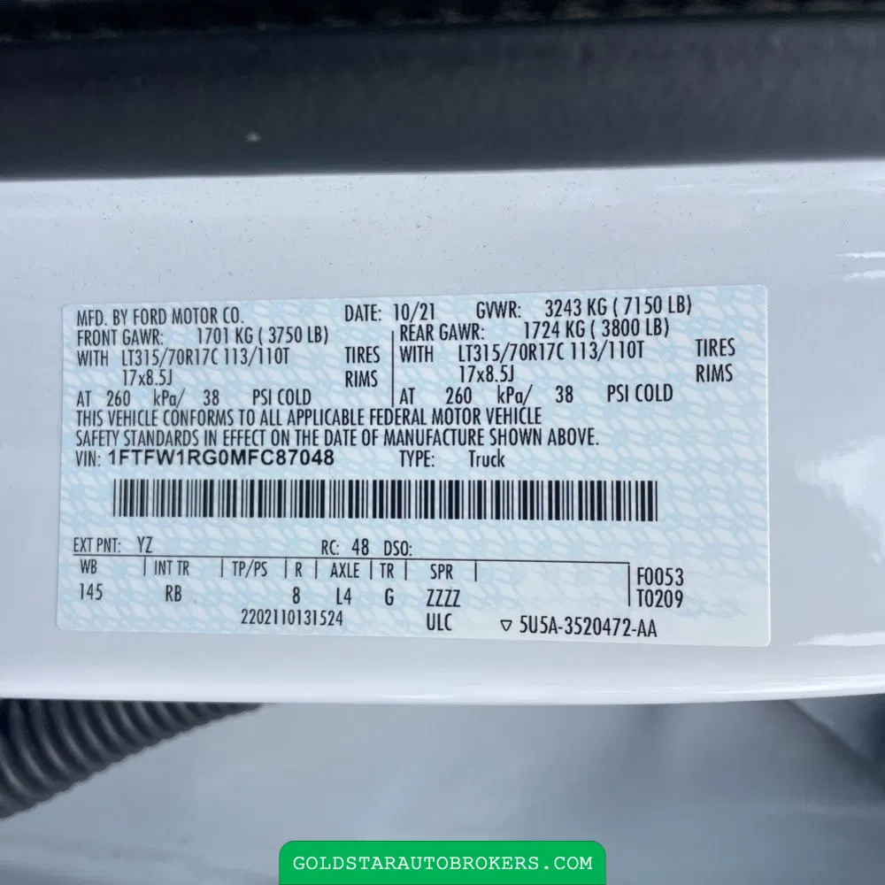 2021 Ford F-150 Raptor
