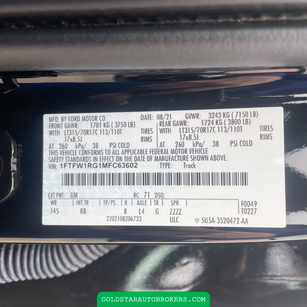 2021 Ford F-150 Raptor