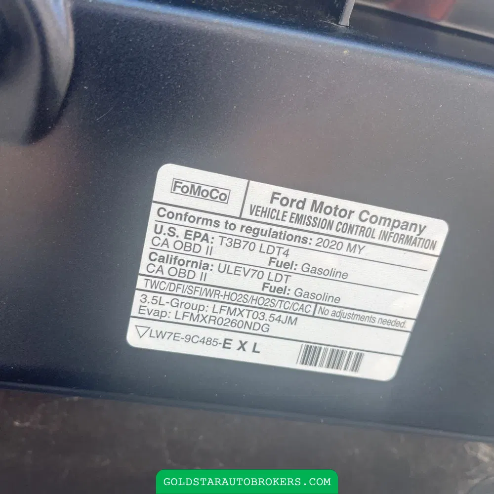2020 Ford F150 Raptor