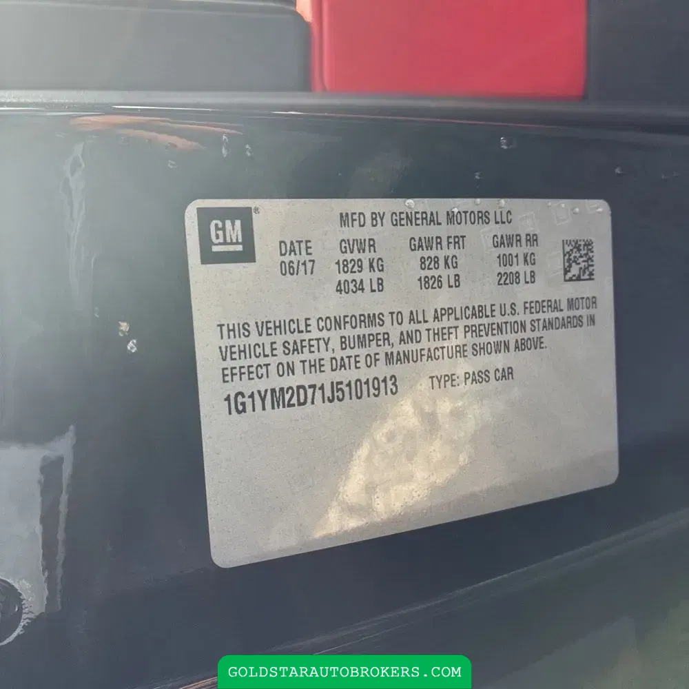 2018 Chevrolet Corvette Stingray Z51