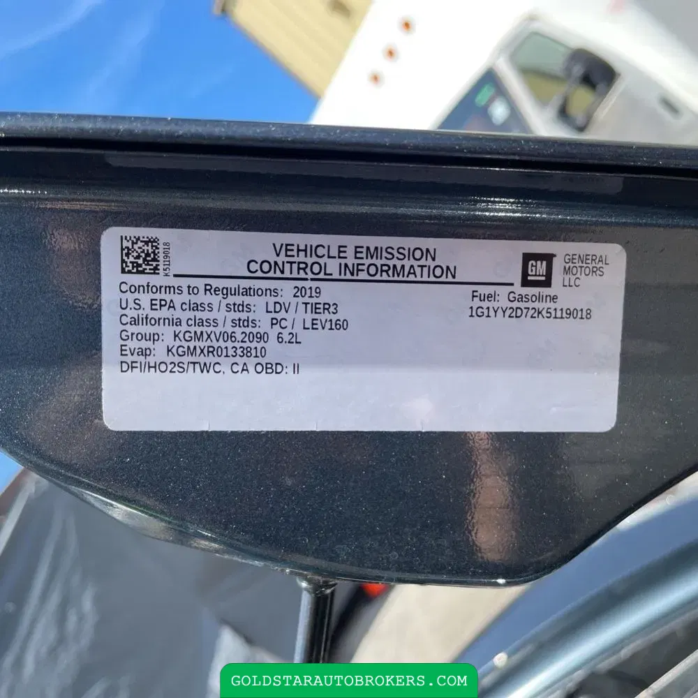 2019 Chevrolet Corvette Grand Sport