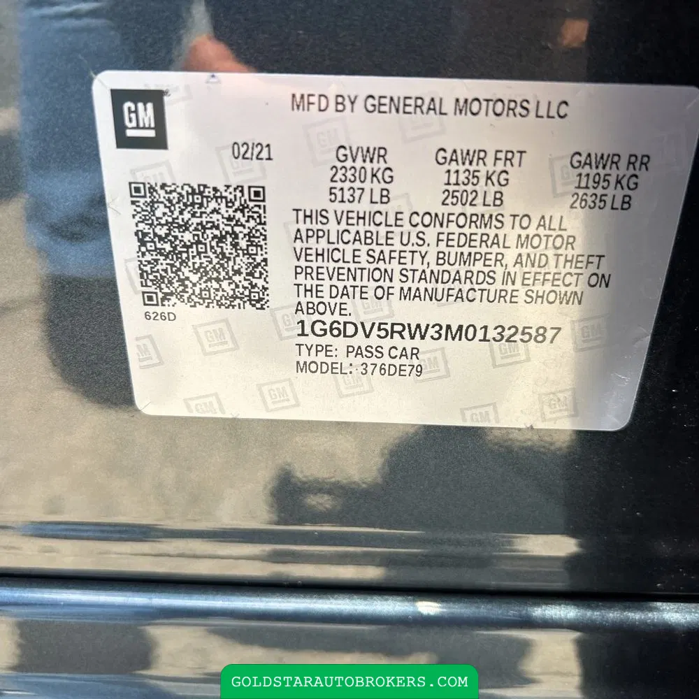 2021 Cadillac CT5-V Base