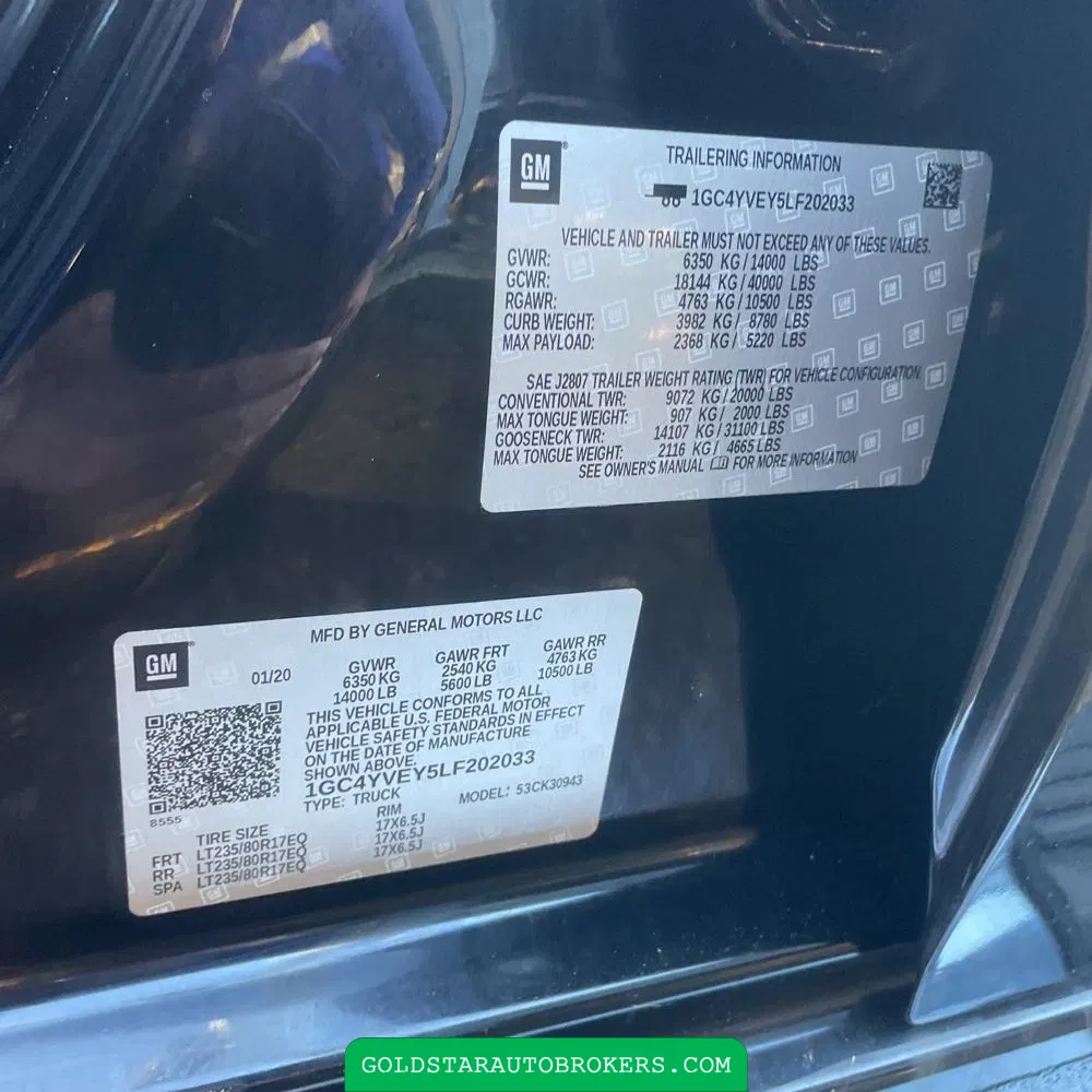 2020 Chevrolet Silverado 3500HD High Country