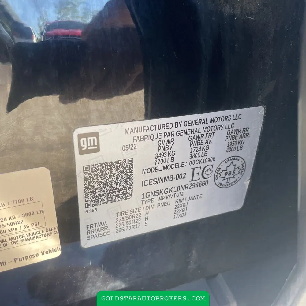 2022 Chevrolet Suburban 1500 High Country
