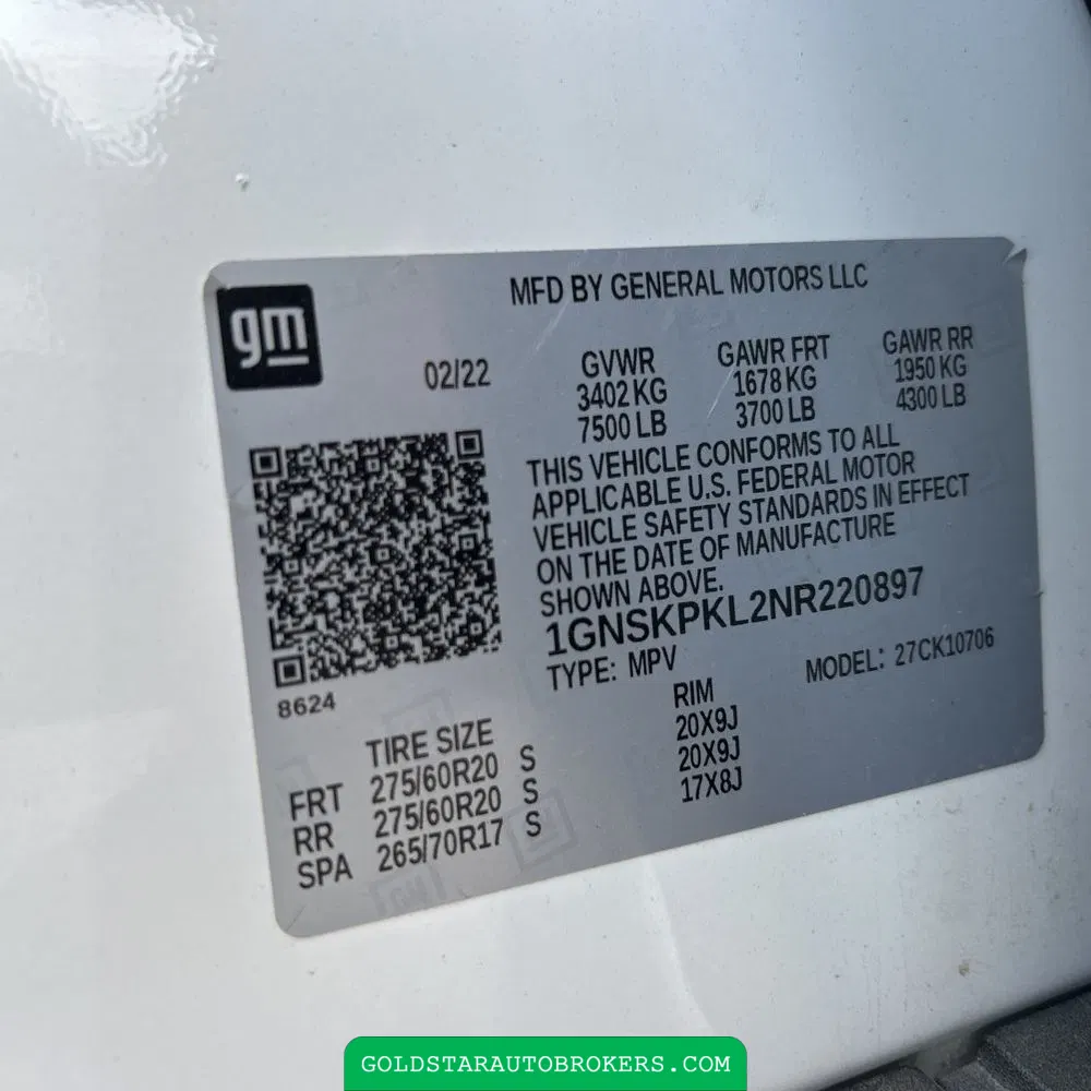2022 Chevrolet Tahoe Z71