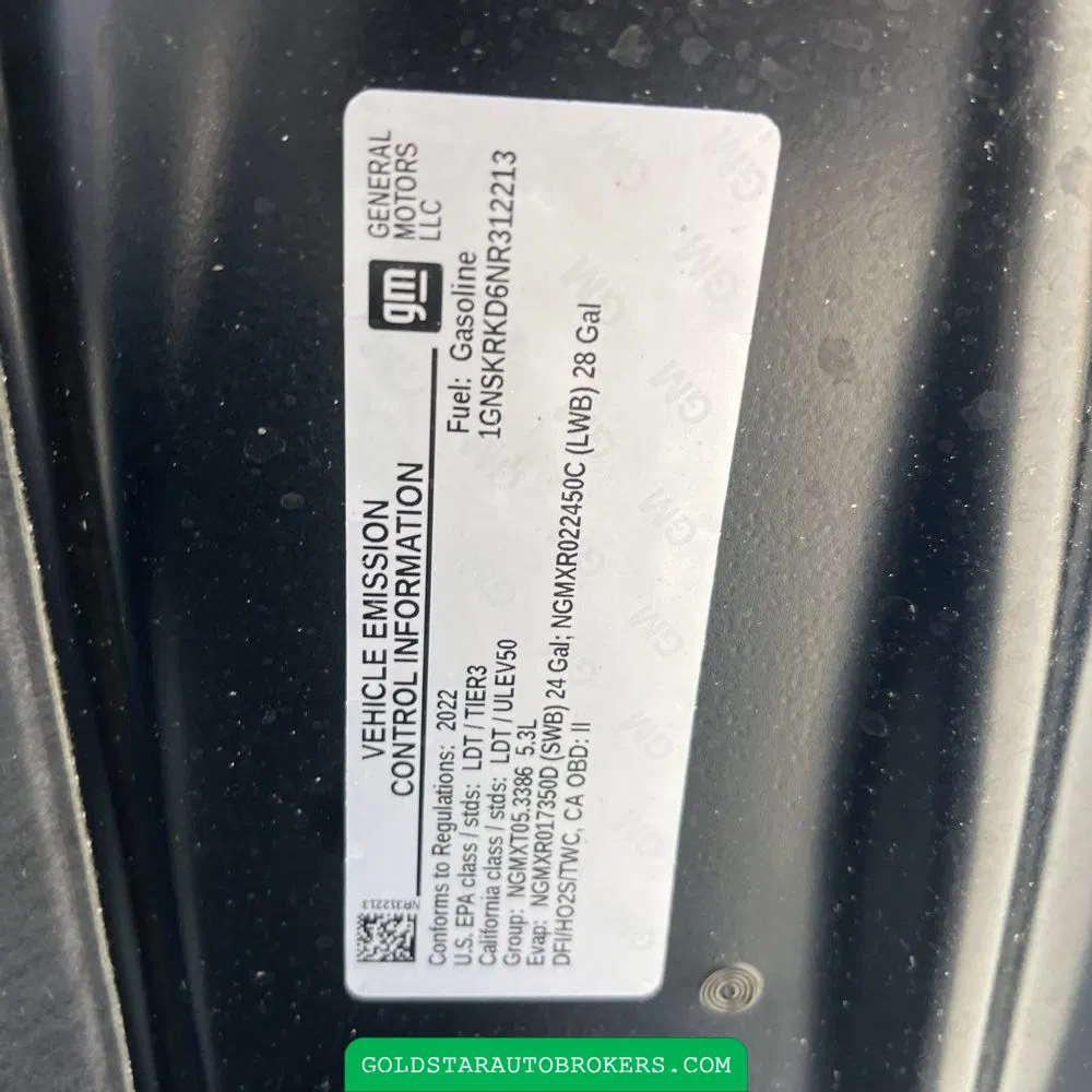 2022 Chevrolet Tahoe RST