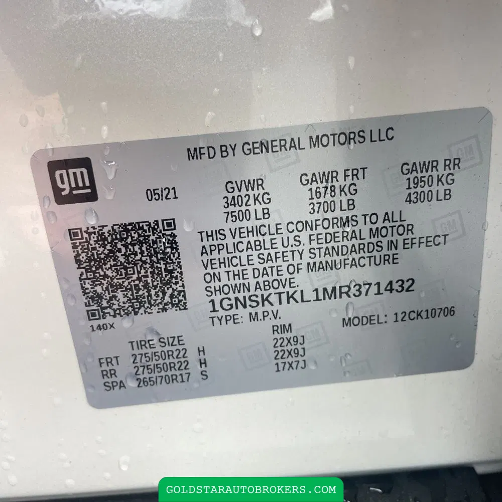 2021 Chevrolet Tahoe High Country