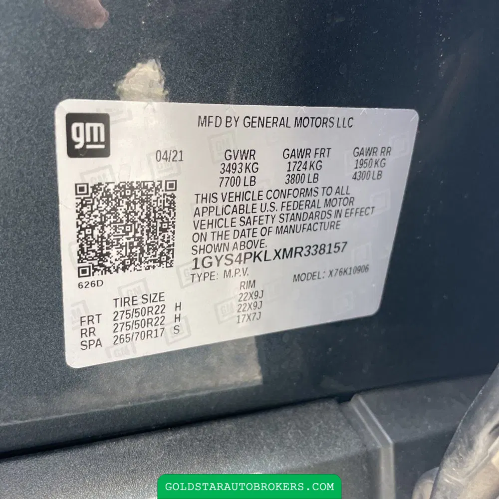 2021 Cadillac Escalade ESV Sport