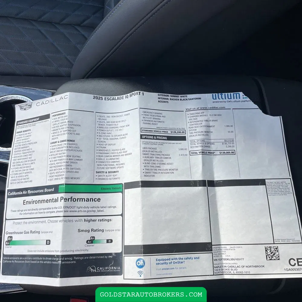 2025 Cadillac Escalade IQ Sport 1