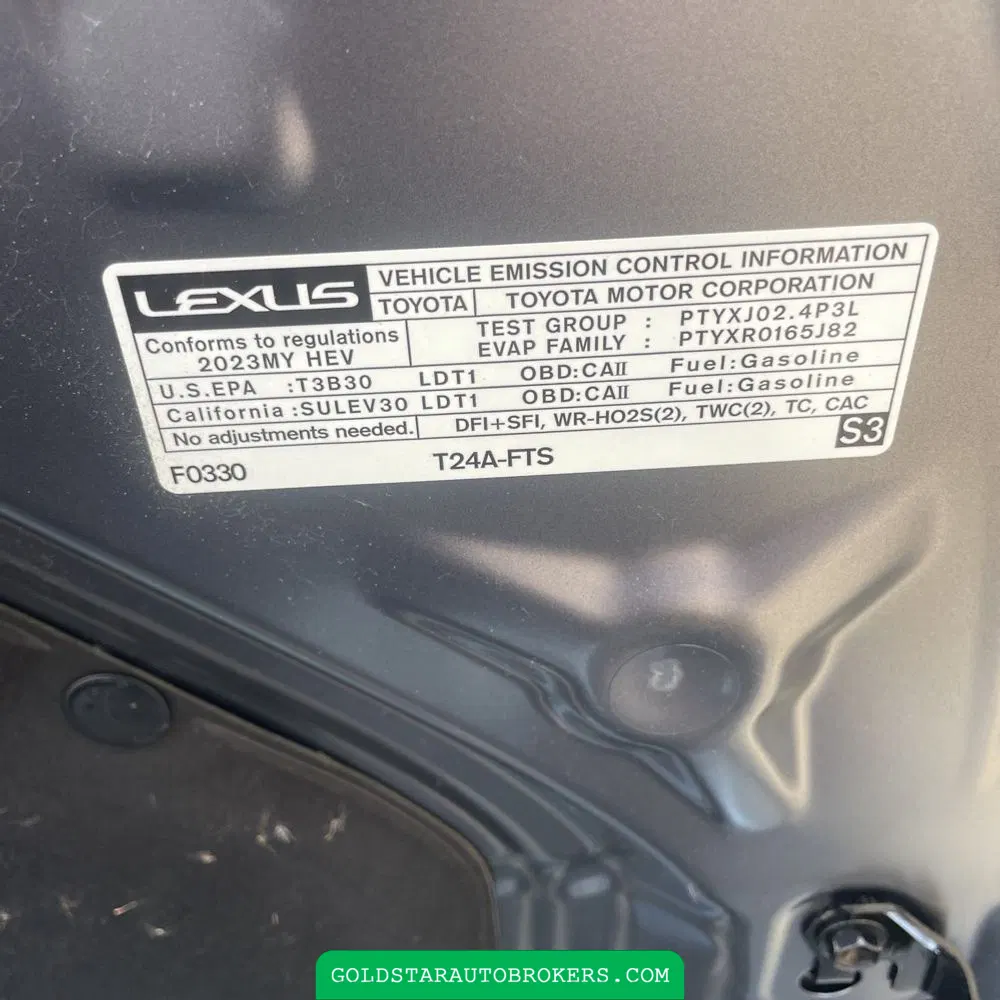 2023 Lexus RX 500h F SPORT Performance