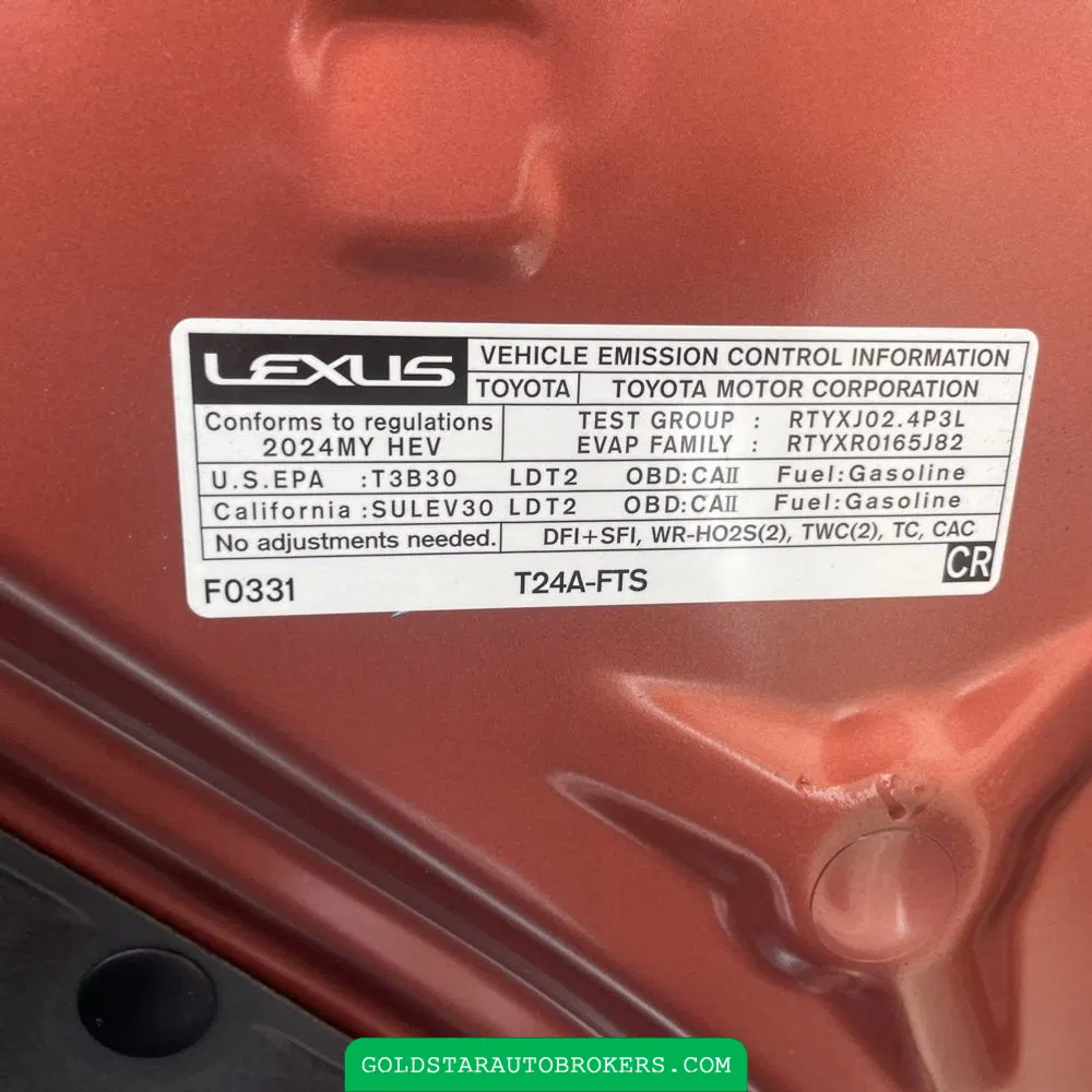 2024 Lexus RX 500h F SPORT Performance