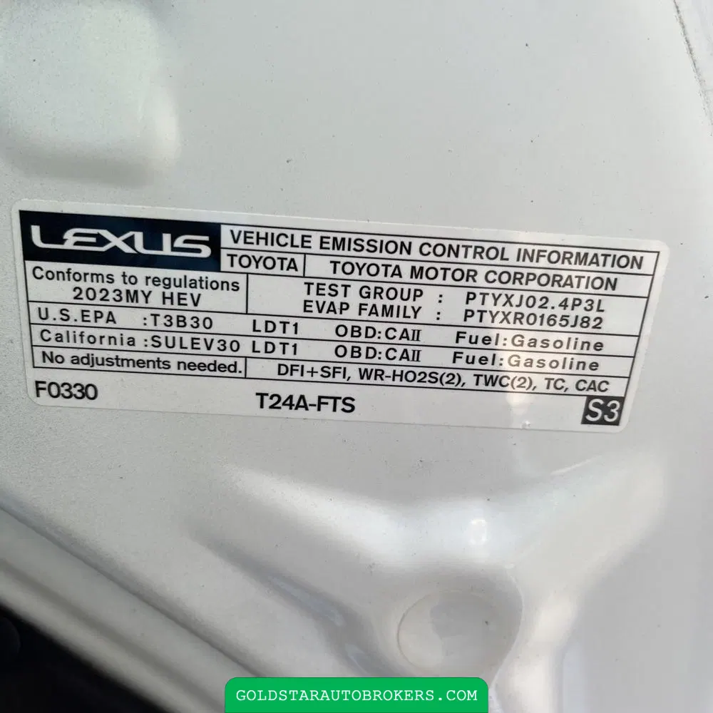 2023 Lexus RX 500h F SPORT Performance