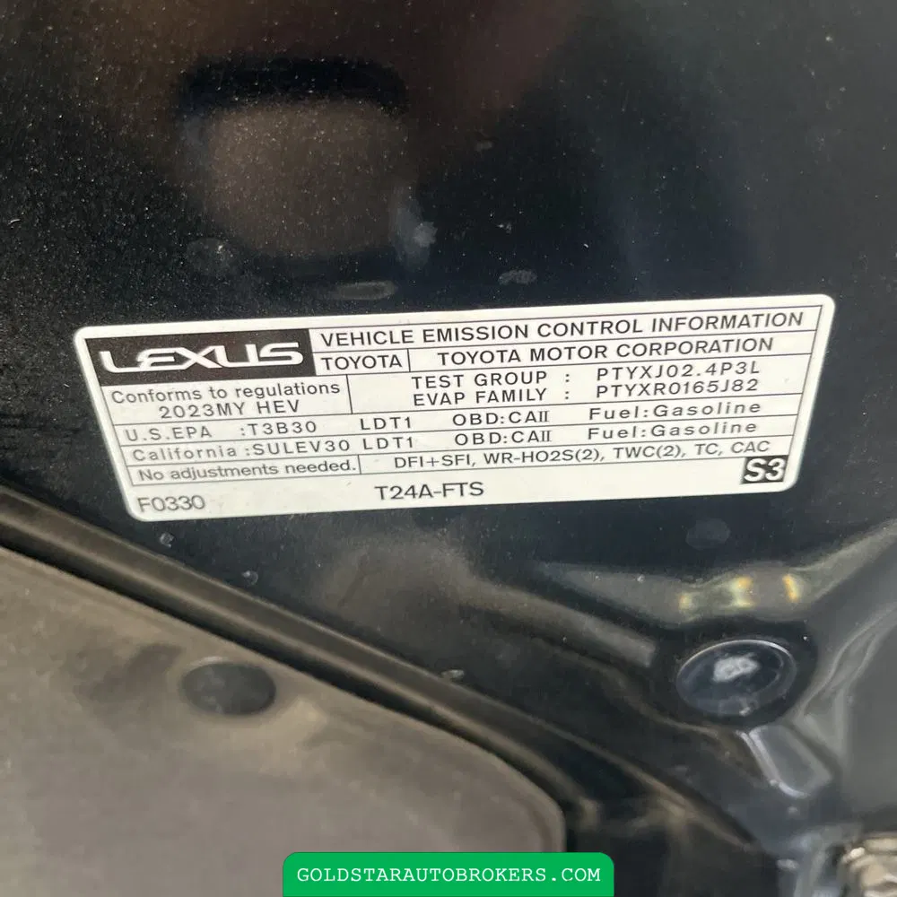 2023 Lexus RX 500h F SPORT Performance
