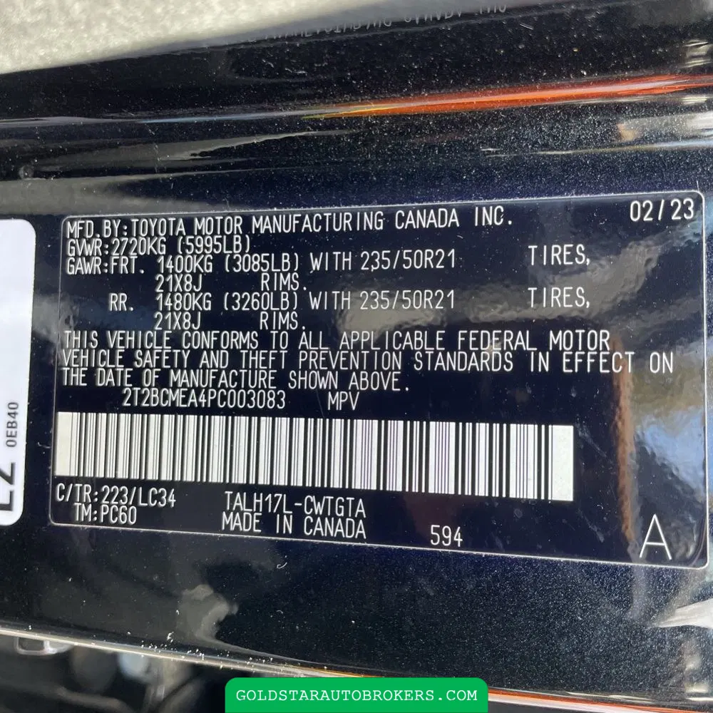 2023 Lexus RX 500h F SPORT Performance