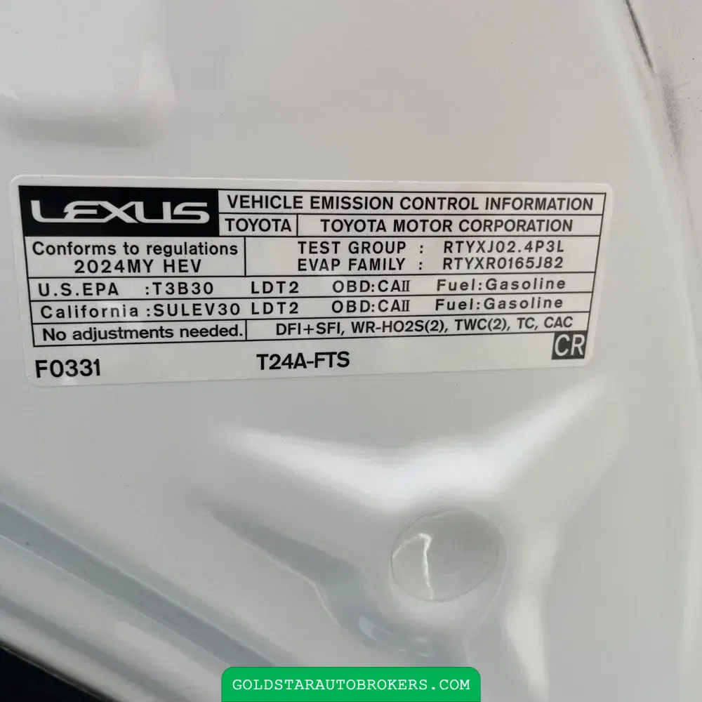 2024 Lexus RX 500h F SPORT Performance