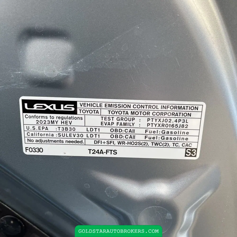 2023 Lexus RX 500h F SPORT Performance
