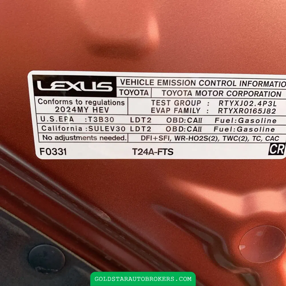 2024 Lexus RX 500h F SPORT Performance