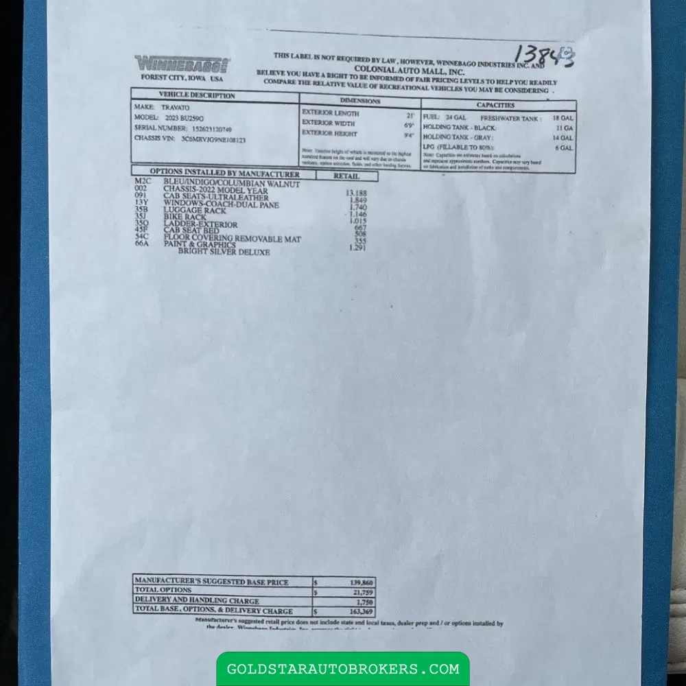 2022 Ram ProMaster 3500 159 WB