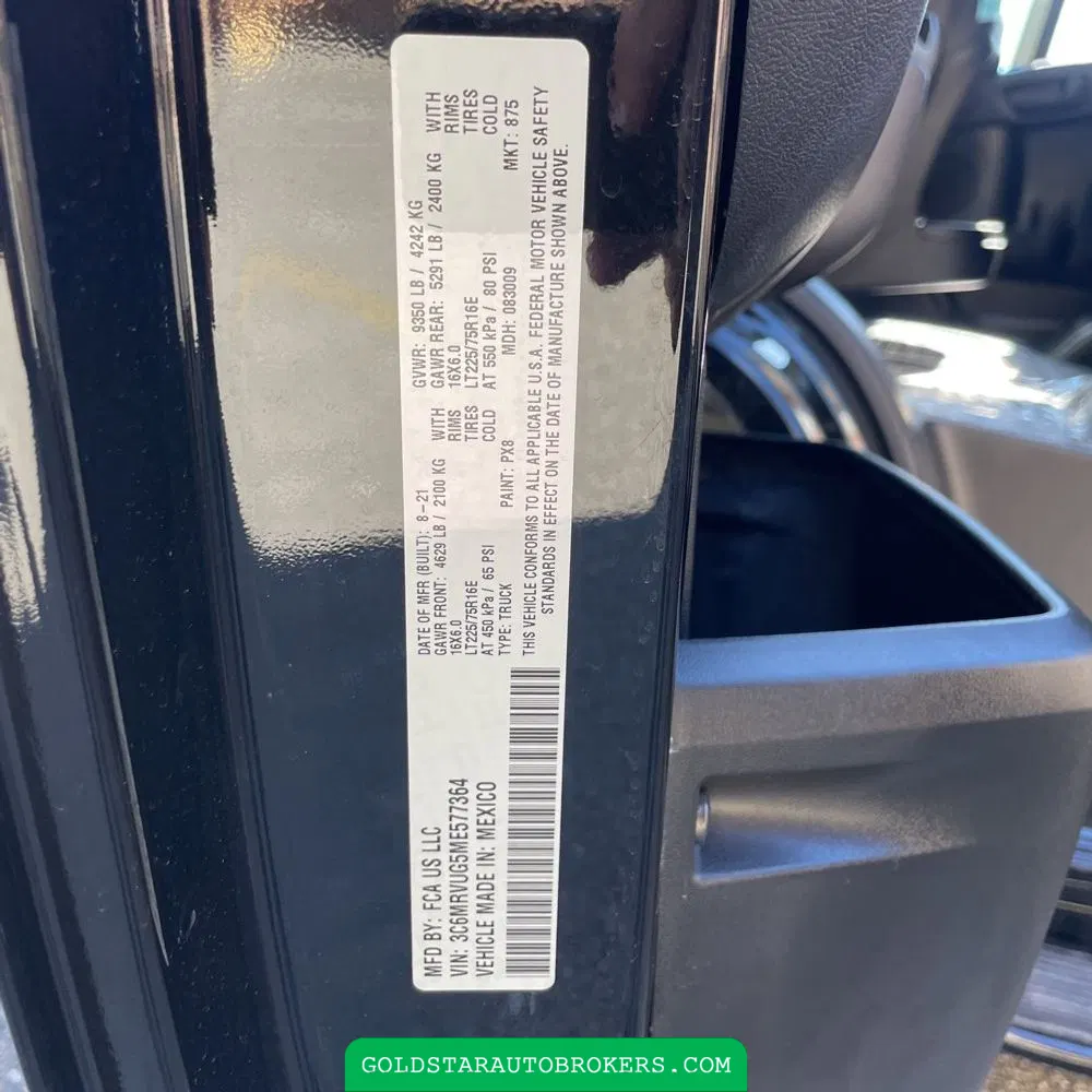 2021 Ram ProMaster 3500 159 WB