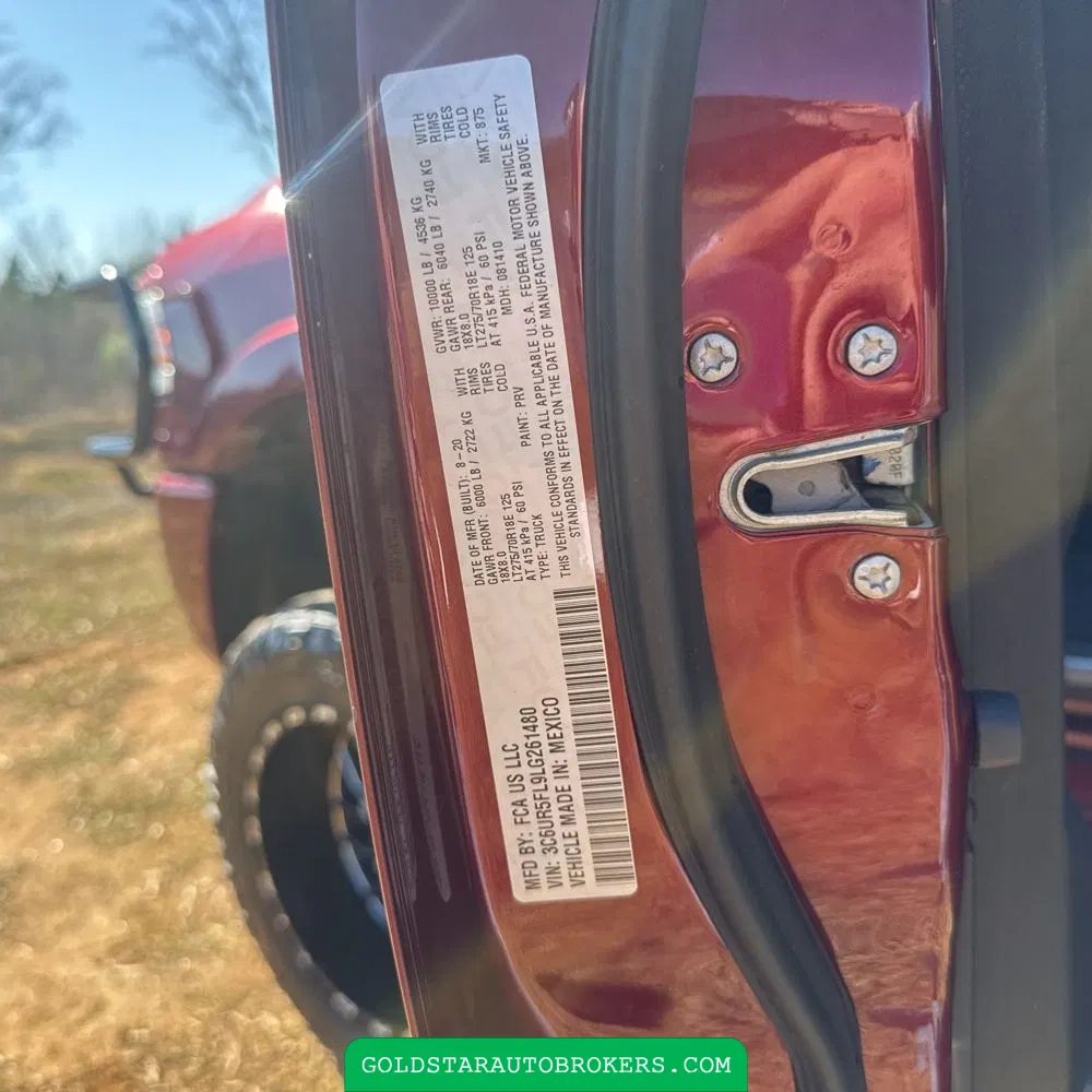2020 Ram 2500 Laramie