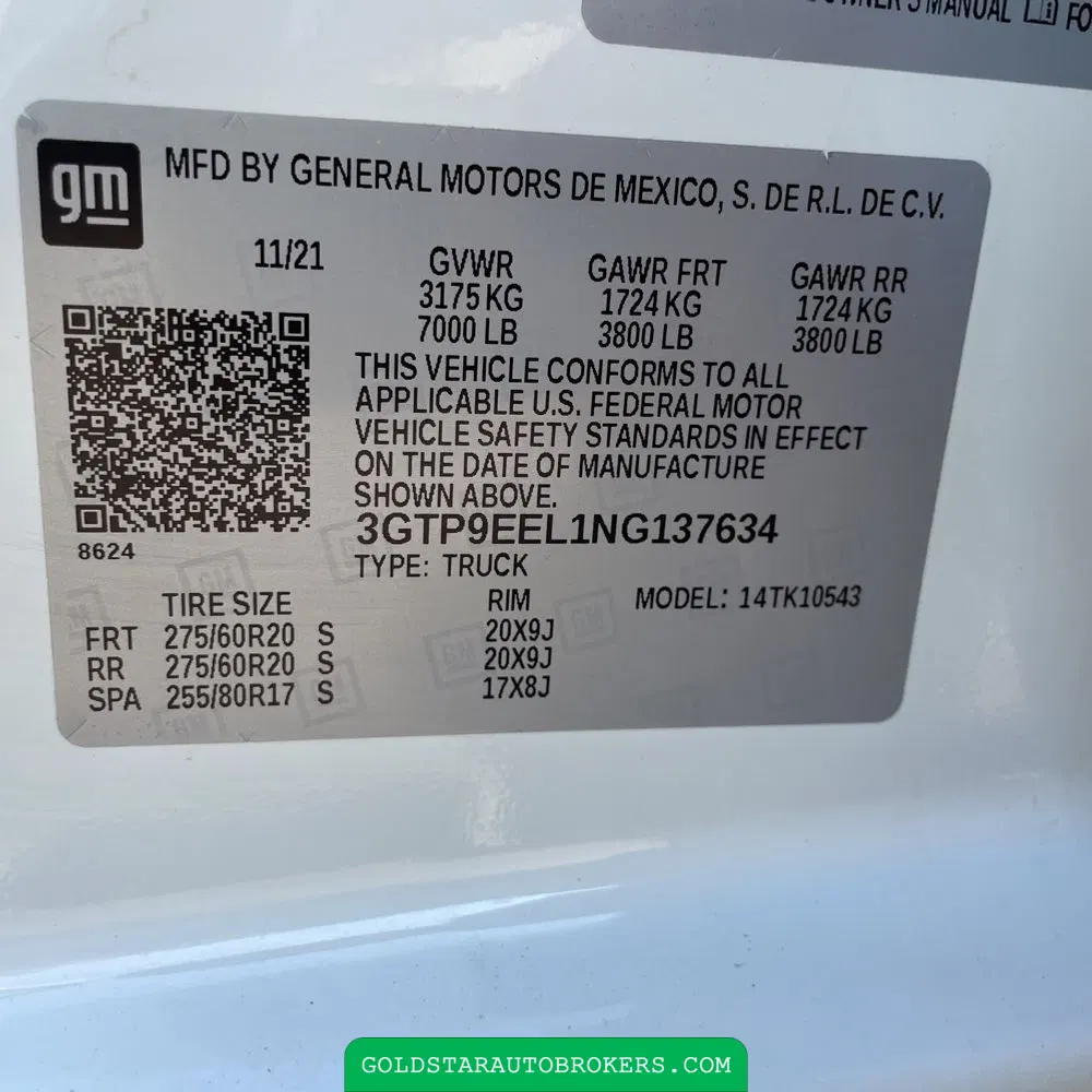 2022 GMC Sierra 1500 Limited AT4
