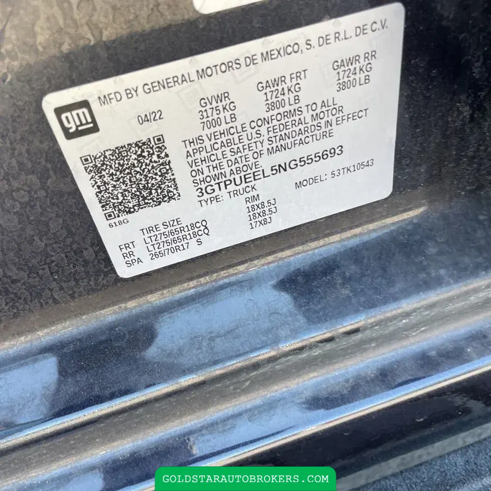 2022 GMC Sierra 1500 AT4