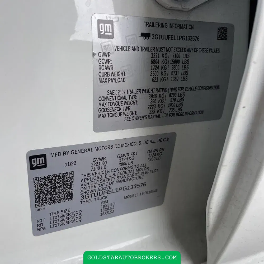 2023 GMC Sierra 1500 AT4X