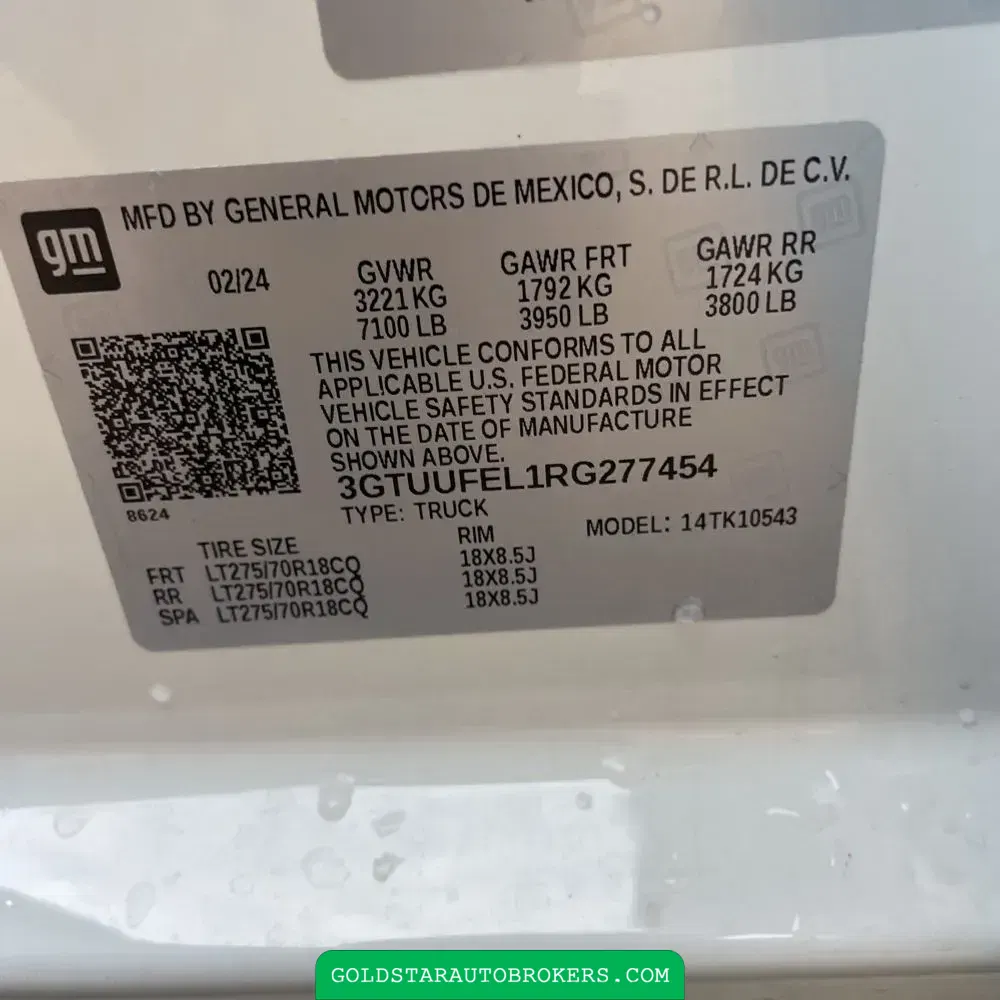 2024 GMC Sierra 1500 AT4X