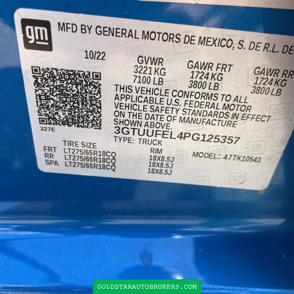 2023 GMC Sierra 1500 AT4X