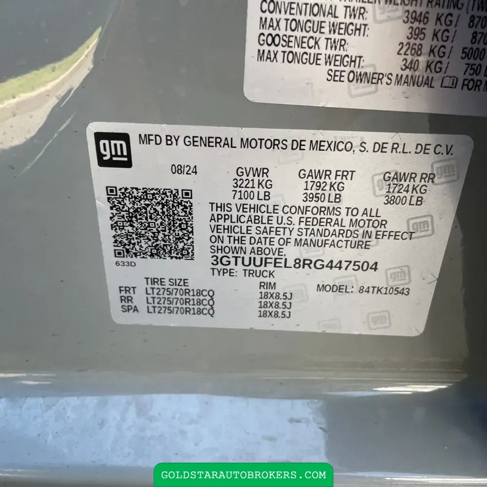 2024 GMC Sierra 1500 AT4X