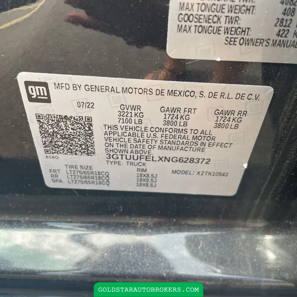 2022 GMC Sierra 1500 AT4X