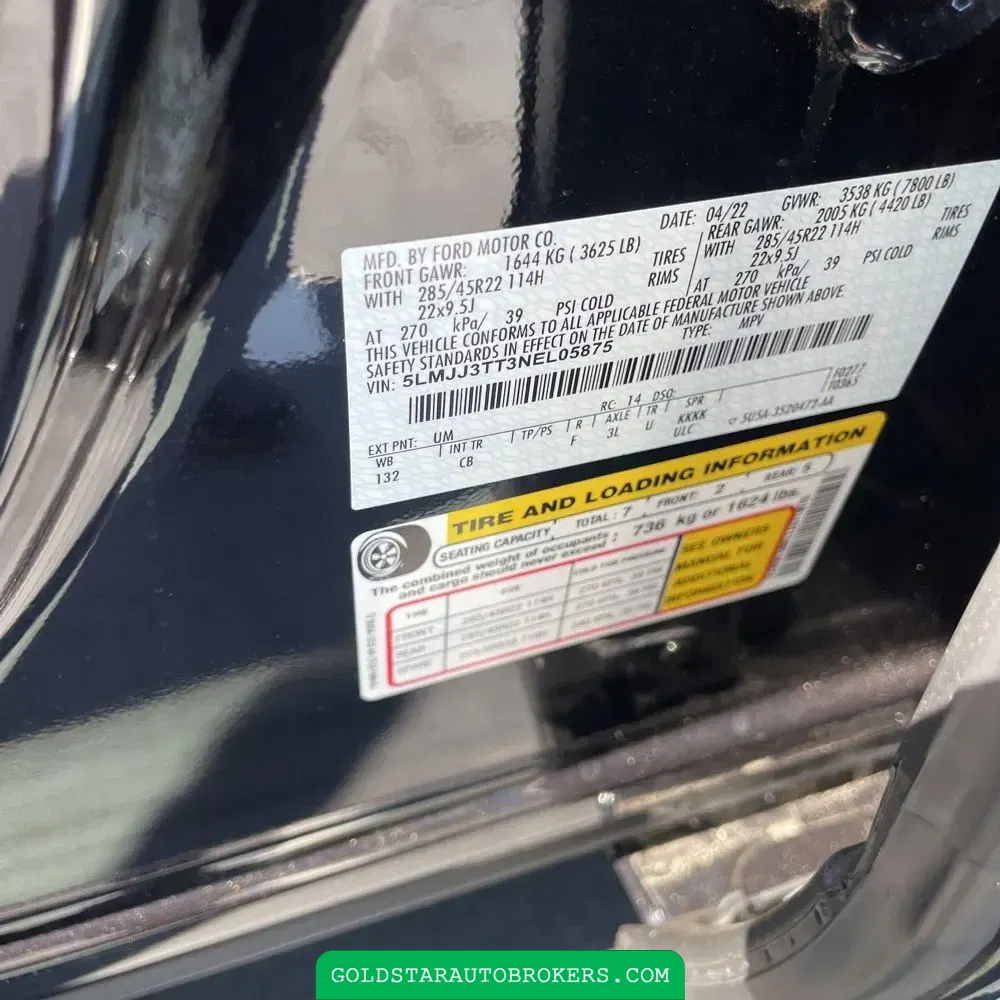 2022 Lincoln Navigator L Black Label