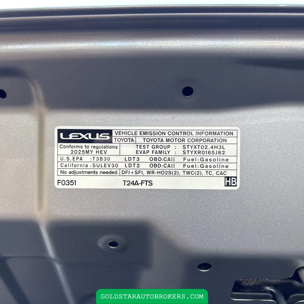 2025 Lexus TX 500h F SPORT Performance Premium