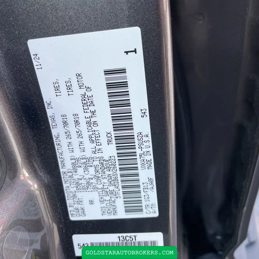 2025 Toyota Tundra SR5