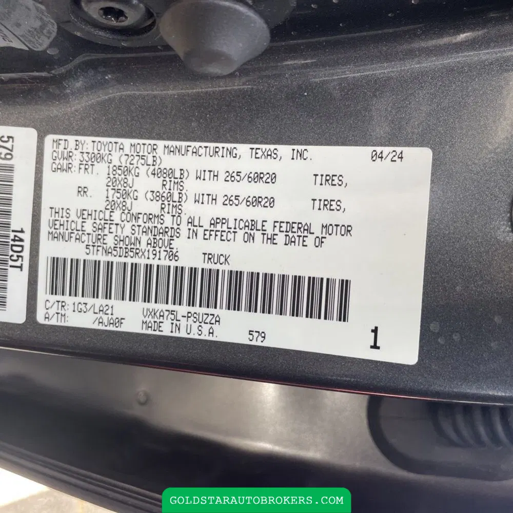 2024 Toyota Tundra Platinum