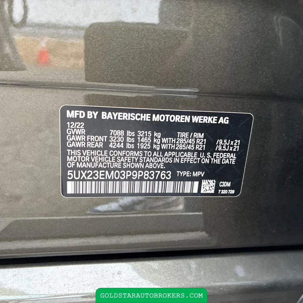 2023 BMW X7 XDrive40i