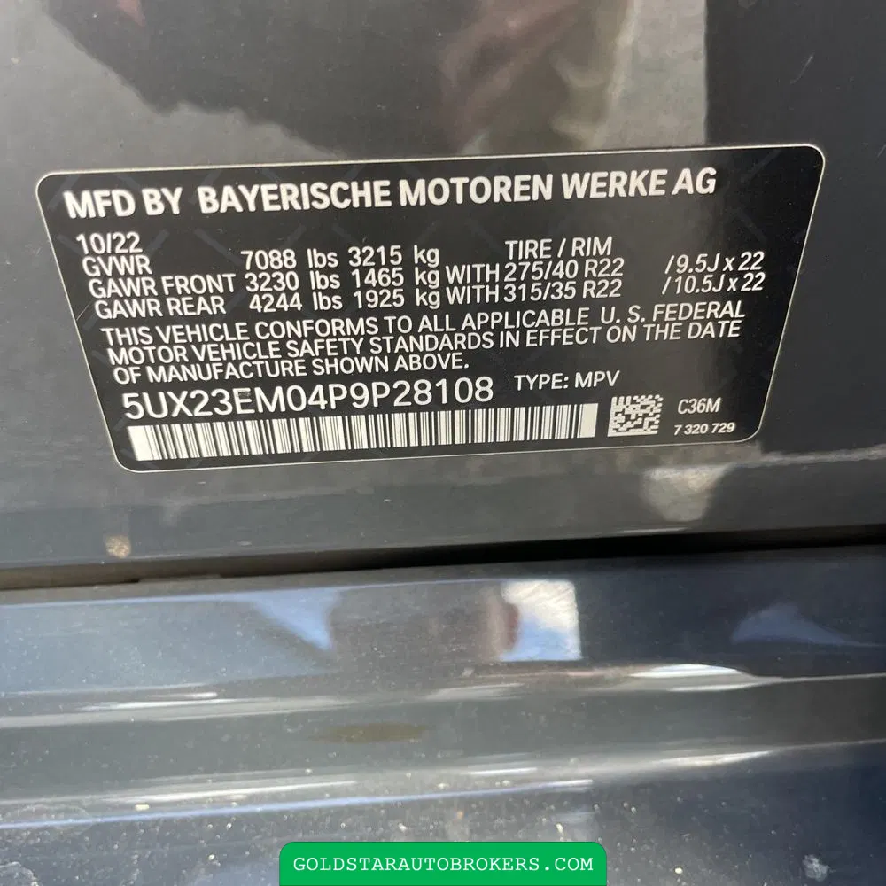 2023 BMW X7 XDrive40i